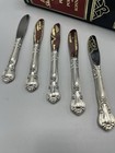 5 Gorham Chantilly Sterling Silver Butter Spreader Knives 6 1 4  - No Mono