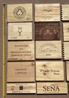 Beautiful Wood Wine Box 15 Panel Lot Crate Ends Cellar Vineyard