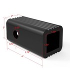 2 Inches To 11 4 Inches Hitch Receiver Adapter Insert Sleeve Mount Adapter 2    
