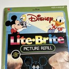 Vtg Lite-brite Disney Picture Refill - 12 Pictures   24 Guide Sheets 4779 New