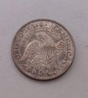 Usa 1835 Half Dime Capped Bust Silver Coin Large Date Large 5c Variety