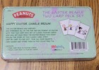 Peanuts The Easter Beagle Playing Cards Two Card Deck Set Collector Tin Rare