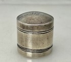 18th 19thc Antique German Silver Nutmeg Grater -  95383