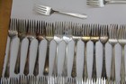 50x Salad Forks Flatware Silverplate Lot Vintage Craft Reuse Repurpose