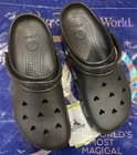 2026 Disney Parks Exclusive Mickey Ears Black Crocs All Sizes      