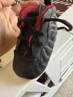 Nike Foamposite Baby Sneakers Black Red Green Synthetic Lace Up Size 4 C Baby
