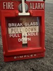 Rare Simplex 4251-32 Fire Alarm Pull Station