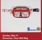 La Angels Clear Belt Bag Mother   s Day Sga 5 11 25
