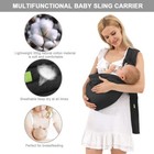 Baby Carrier Sling Wrap Ring Soft Infant Baby Carriers For Newborn Toddlers S   