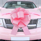 Giant Large Pink Pull Bow 16  Wide  Pack Of 1 Shiny Car Bow For Packaging Christ