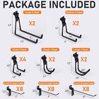 36 Pack Heavy Duty Slatwall Hooks Black Slatwall Panel Accessories Assortment   
