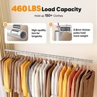 Hokeeper 460lbs Clothing Garment Rack Rolling Clothes Rack With Wheels