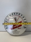 Leinenkugels Beer Indian Princess Thermometer Sign Vintage Chippewa Falls Wis