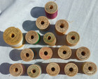 Belding Corticelli Thread 16 Wood Spools Bel-waxed Mercerized Cotton Vtg Retro
