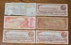 Vintage World Banknote Lot From Honduras  Guatemala  Dominican Republic
