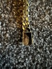 Gld Diamond Link Cuban Choker  10mm  In Yellow Gold  18k Gold Plated  18 Inch 