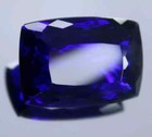 Deep Blue Tanzania Of Tanzanite Natural 53 Ct Loose Cushion Certified Gemstone