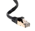 Cat7 S ftp Ethernet Cable High Speed Lan Rj45 Patch Cord Black  25ft - 200ft Lot