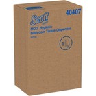 Scott 40407 Hygienic Bathroom Tissue Dispenser  40407   White  7 00  X 5 72  X