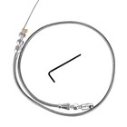 36  Braided Throttle Gas Cable Kit Compatible With Chevrolet chevy Ls1 Engine