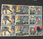 79 Card Lot Of 1966 Topps Batman 69 Black  5 Red  5 Blue Bat Trading Cards