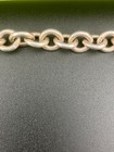 Vintage Tiffany   Co  Sterling Silver Chunky 10mm Rolo Chain Link 8 25  Bracelet
