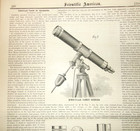 1880 Telescope History- Binocular Comet Seeker Vision In Telescopes- Report