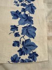 Vintage Startex White Blue Ivy Chained Kitchen Towel