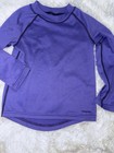 Patagonia Kids 5-6 Baselayer Purple Long Slv Tee  Capilene 3