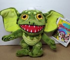 Phunny Gremlins Green Striped 8  Tall Stuffed Plush By Kidrobot - Nwt 
