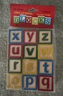 Vintage Wooden Educational Blocks 12 In Pkg   Lower Case   1-1 4  X 1-1 4  New 