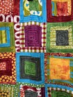 Vintage Patchwork Crazy Quilt Topper Colorful  Lap Blanket Throw 54x43