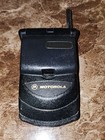 Motorola Startac St7868w Black Flip Phone Nopower Cord 