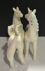 Unicorn And Pegasus Ceramic Salt And Pepper Shaker Set Magnetic
