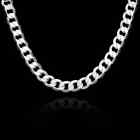 925 Sterling Silver Necklace Classic 12mm Chain 18-30 Inches Fashion Jewelry
