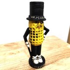 Vintage Cast Iron Mr  Peanut Coin Bank     Planters Mascot Figurine Retro Figure