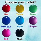 1    Customized Round Pet Id Tag For Cats   Small Dogs