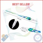 Zonon 3 Pieces Handmade Glass Dip Pen High Borosilicate Crystal Calligraphy Glas