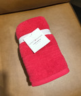 Tommy Hilfiger 2 Piece Hand Towels Absorbent Cotton Pink Twist 16in X 30in New