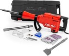2200w Electric Demolition Jack Hammer With Chisels Case For Concrete Removal