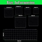 7pcs Square-shaped Clear Acrylic Stamp Blocks Set Acrylic Stamping Blocks Too   