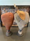 Extreme Primitive Pumpkin Make Do fall halloween  rustic vintage handmade Doll 2