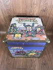 Tmnt Teenage Mutant Ninja Turtles Wooden 16  Toy Box Vintage Good Condition Read