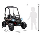 12v Kids Off-road Utv Electric Ride On Car Black Camouflage High Roof Remote Con