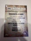 Topps Walking Dead Norman Reedus Daryl Dixon 76 99 Auto Autograph 2017 On Card