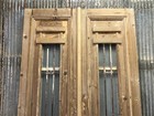Antique French Double Doors  41 5x94 75  Iron Wood Doors  European Doors D249