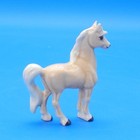 Hagen Renaker Miniature Saddle Horse Style Two Vintage Palomino Figurine 1950s