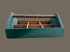 Antique Santa Clara Prunes Wooden Crate Carpenter Tool Tote California Farm