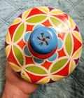 Vtg Ohio Art Tin Spinning Top  works 