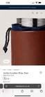 Ralph Lauren Home Archer Leather Wine Tote